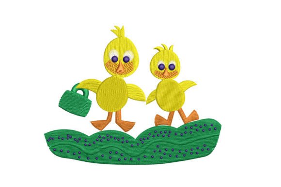 Baby Chicks: Luxurious Embroidery for Sellers