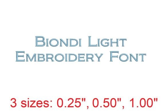 Biondi LT Embroidery Font: A Designer Review