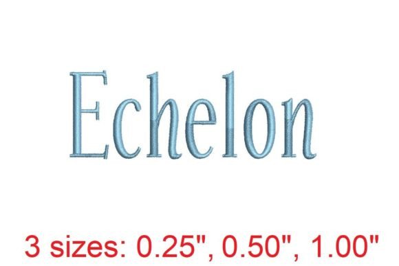 Echelon Embroidery Font: A Designer’s Review