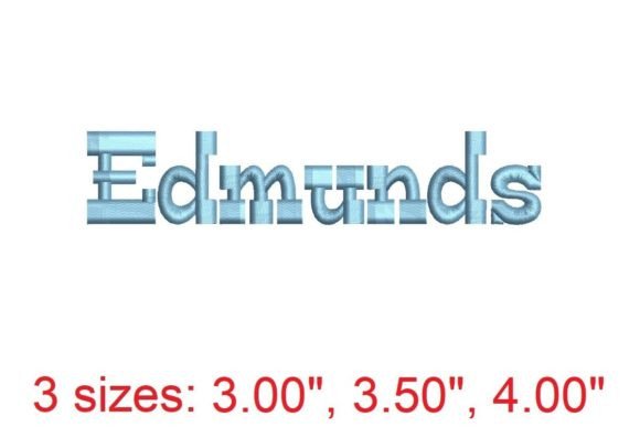 Edmunds Embroidery Font: A Seller’s Review