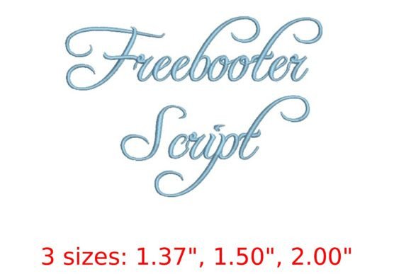 Freebooter Script: Bold Sweatshirt Embroidery Review