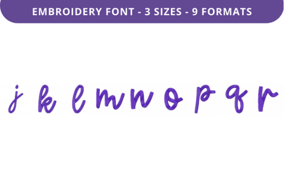 Greatly Beloved Font Lowercase J to R Review
