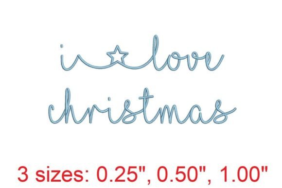 I Love Christmas Embroidery Font: A Designer Review