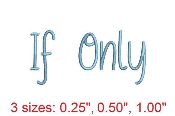If Only Embroidery Font: Elegant Monograms for Etsy