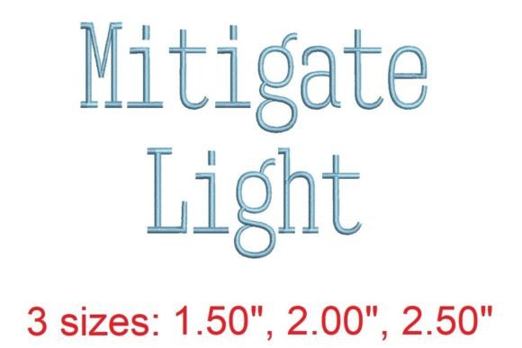 Mitigate LT Embroidery Font: A Designer Review