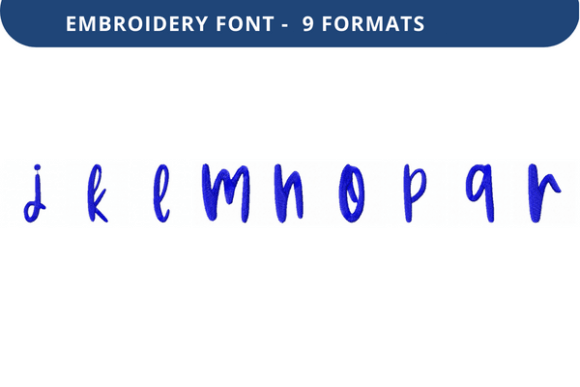 Smooth Slushie Font Lowercase J to R Review