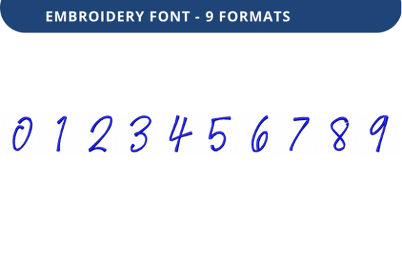 Victorina Font 0 to 9: Holiday Embroidery Review